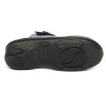 Slipper blauw leder 03457 Berkemann